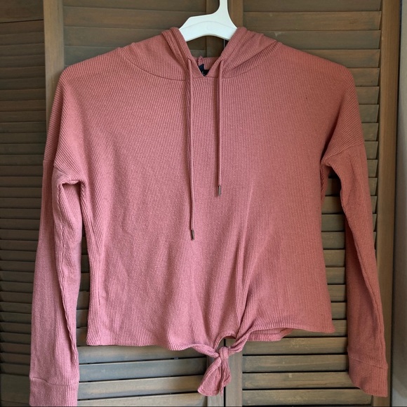 👚Derek heart peachy cute hoodie top - Picture 3 of 11